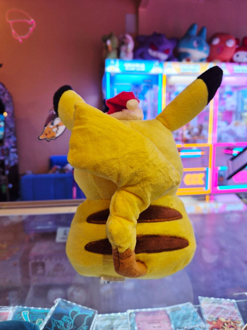 Pokemon - Plush - Pikachu, Christmas Hat
