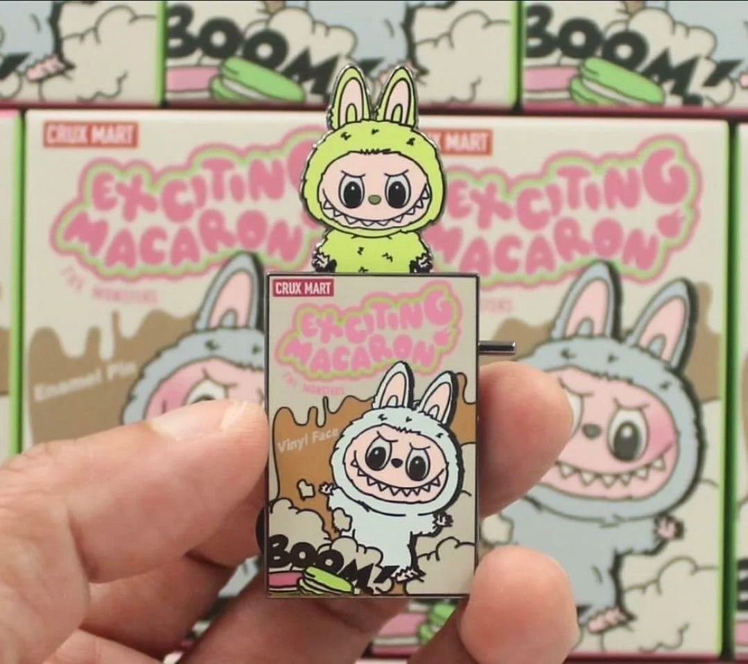 Limited Edition Crux Mart Labubu Inspired Enamel Pin Blind Box