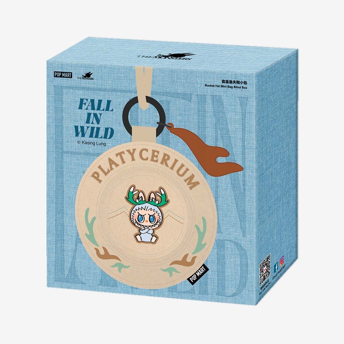 Pop Mart - Labubu Fall in Wild Bucket Hat - Blind Box Keychain Bag